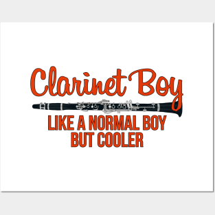 Clarinet Boy Like a Normal Boy But Cooler Posters and Art